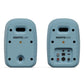 Kanto UKI Bluetooth Speakers Bundle with AudioQuest Jack Russell Subwoofer Cable - 4m (Blue)