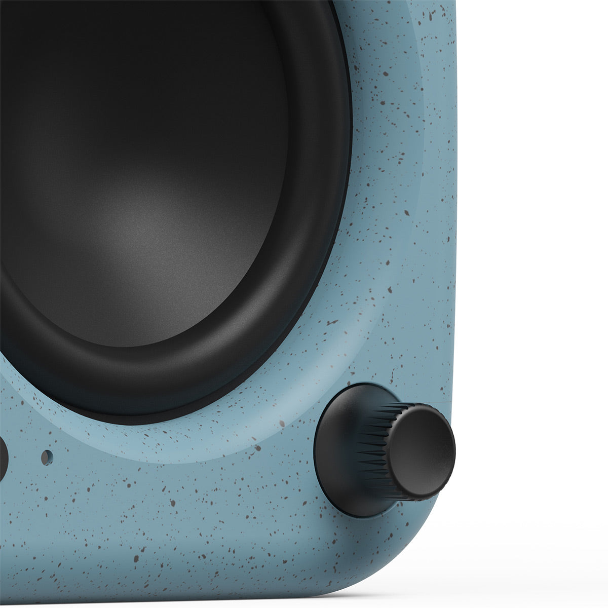 Kanto UKI Bluetooth Speakers Bundle with AudioQuest Jack Russell Subwoofer Cable - 4m (Blue)