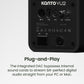 Kanto Yu2 (2nd Gen) 110 W Desktop Computer Speakers with Bluetooth 5.0 (Black)