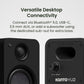 Kanto Yu2 (2nd Gen) 110 W Desktop Computer Speakers with Bluetooth 5.0 (Black)