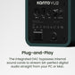 Kanto Yu2 (2nd Gen) 110 W Desktop Computer Speakers with Bluetooth 5.0 (Green)