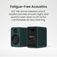 Kanto Yu2 (2nd Gen) 110 W Desktop Computer Speakers with Bluetooth 5.0 (Green)