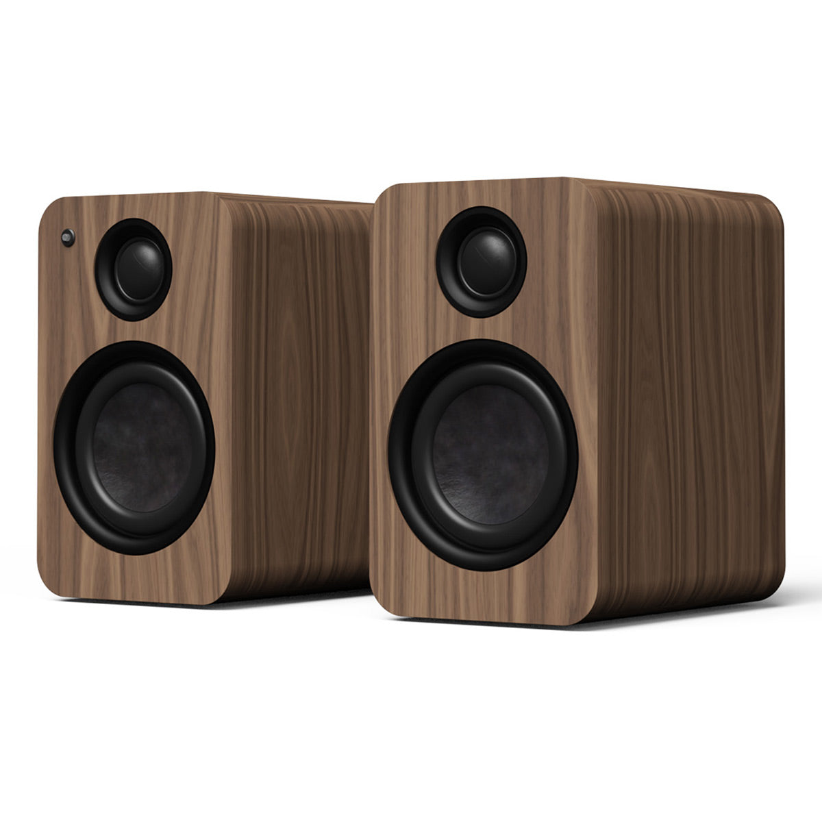 Kanto Yu2 (2nd Gen) 110 W Desktop Computer Speakers with Bluetooth 5.0 (Walnut)
