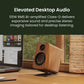 Kanto Yu2 (2nd Gen) 110 W Desktop Computer Speakers with Bluetooth 5.0 (Walnut)