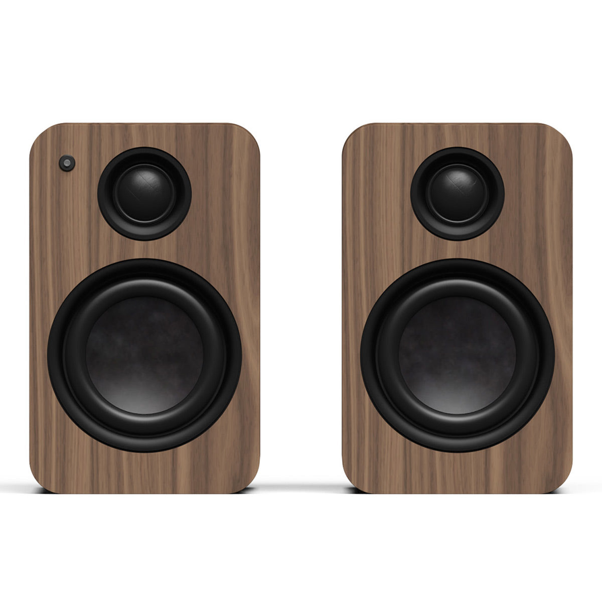 Kanto Yu2 (2nd Gen) 110 W Desktop Computer Speakers with Bluetooth 5.0 (Walnut)
