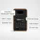 Kanto Yu2 (2nd Gen) 110 W Desktop Computer Speakers with Bluetooth 5.0 (Walnut)