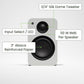 Kanto Yu2 (2nd Gen) 110 W Desktop Computer Speakers with Bluetooth 5.0 (White)