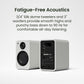 Kanto Yu2 (2nd Gen) 110 W Desktop Computer Speakers with Bluetooth 5.0 (White)