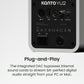 Kanto Yu2 (2nd Gen) 110 W Desktop Computer Speakers with Bluetooth 5.0 (White)