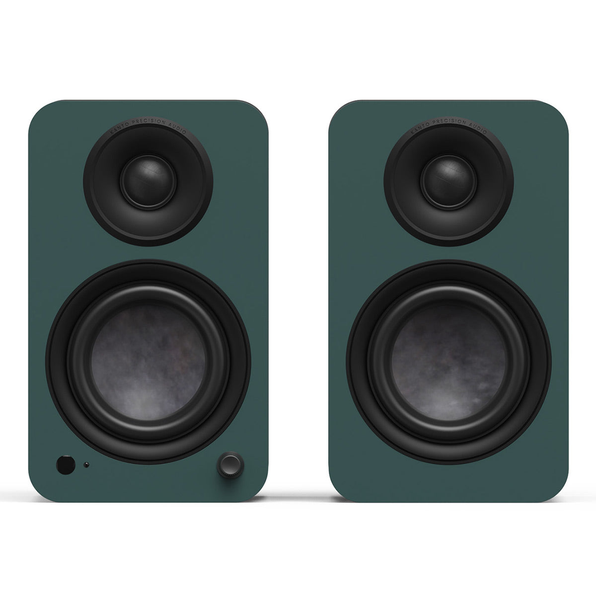 Kanto Yu4 (2nd Gen) 160W Powered Speaker System with Bluetooth 5.3 and Phono Preamp (Green)