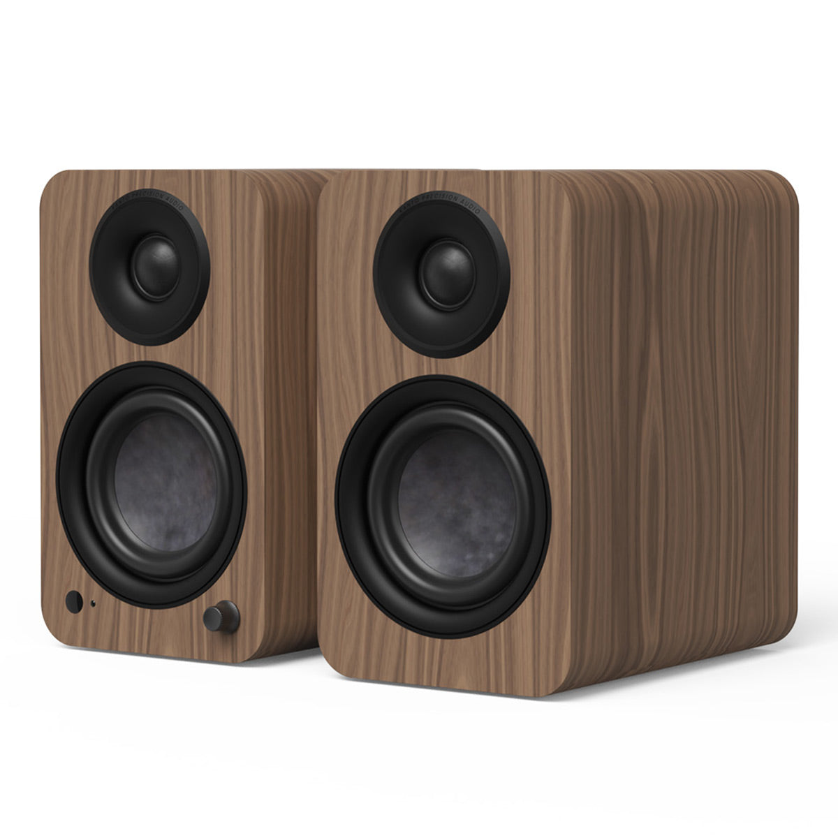 Kanto Yu4 (2nd Gen) 160W Powered Speaker System with Bluetooth 5.3 and Phono Preamp (Walnut)