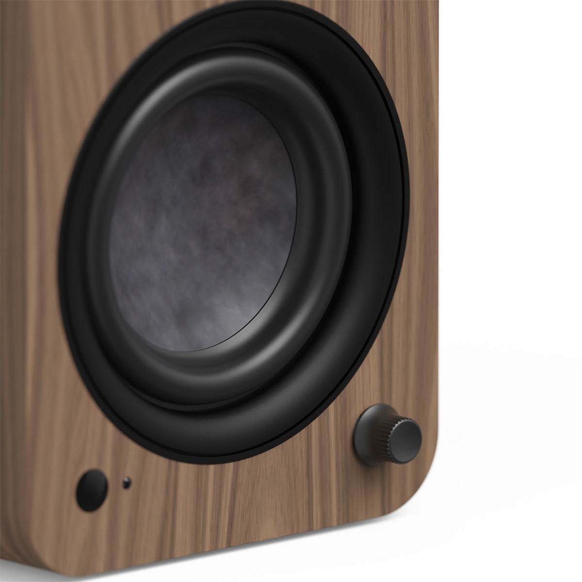 Kanto Yu4 (2nd Gen) 160W Powered Speaker System with Bluetooth 5.3 and Phono Preamp (Walnut)