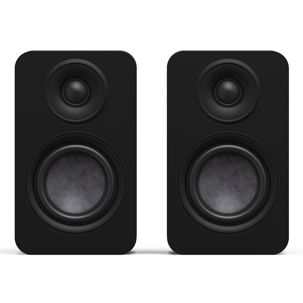 Kanto Yu4 Passive (2nd Gen) Bookshelf Speakers - Pair (Black)