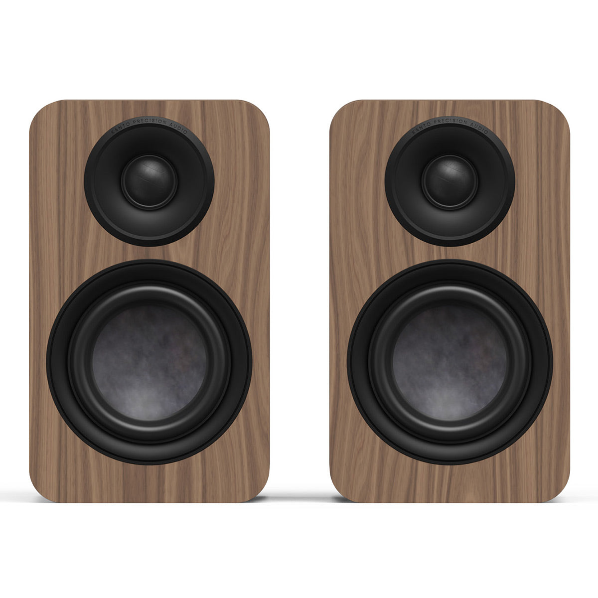 Kanto Yu4 Passive (2nd Gen) Bookshelf Speakers - Pair (Walnut)