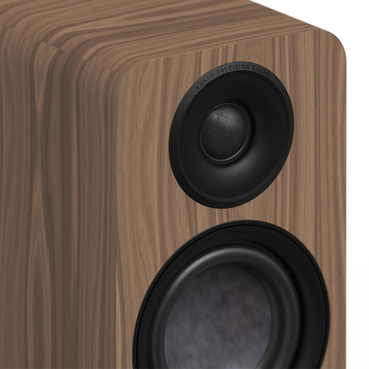Kanto Yu4 Passive (2nd Gen) Bookshelf Speakers - Pair (Walnut)
