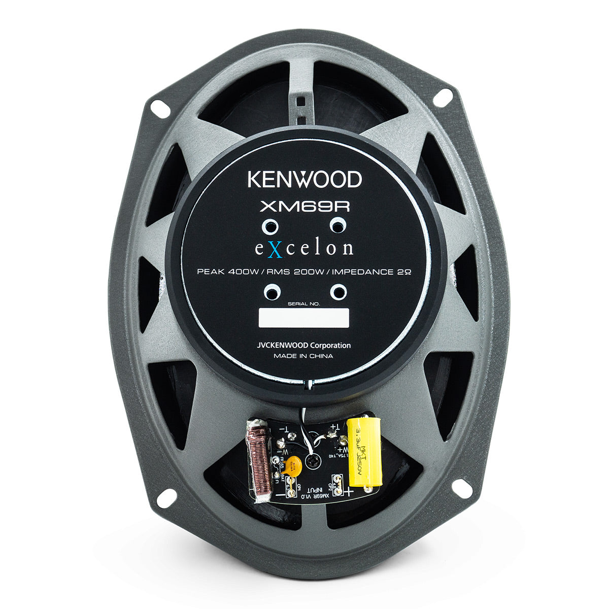 Kenwood XM69R eXcelon 6x9" 2 Way Coaxial Speakers for Select 1998-Up Harley Davidson Motorcycles - Pair