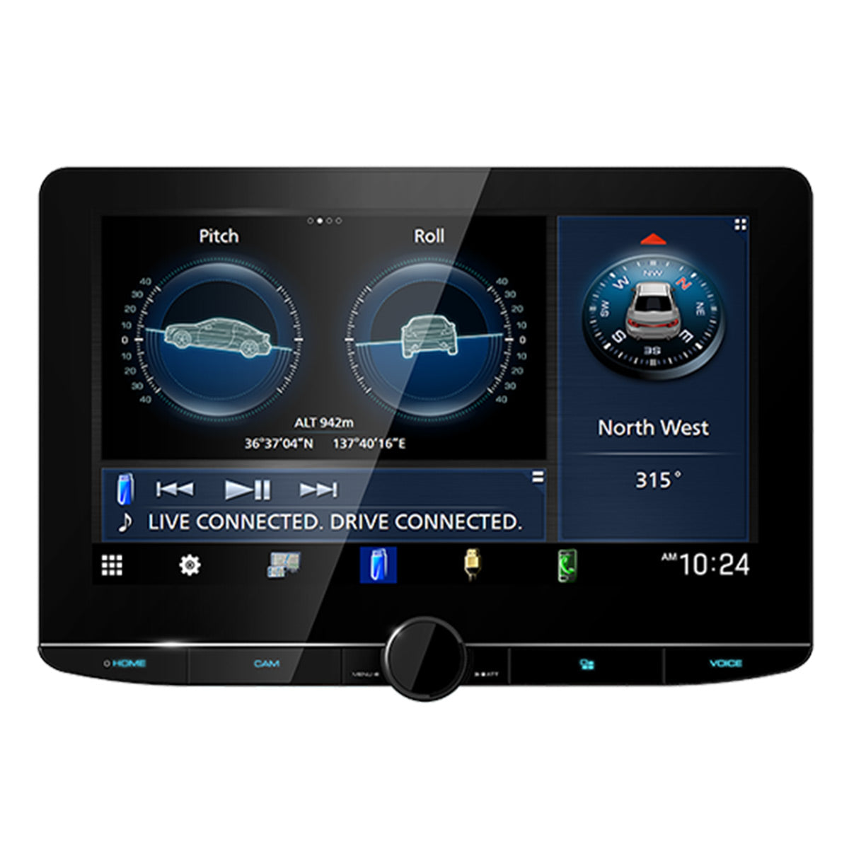 Kenwood DAX1050XR eXcelon Reference 10.1 Inch OEM Replacement Digital Multimedia Receiver