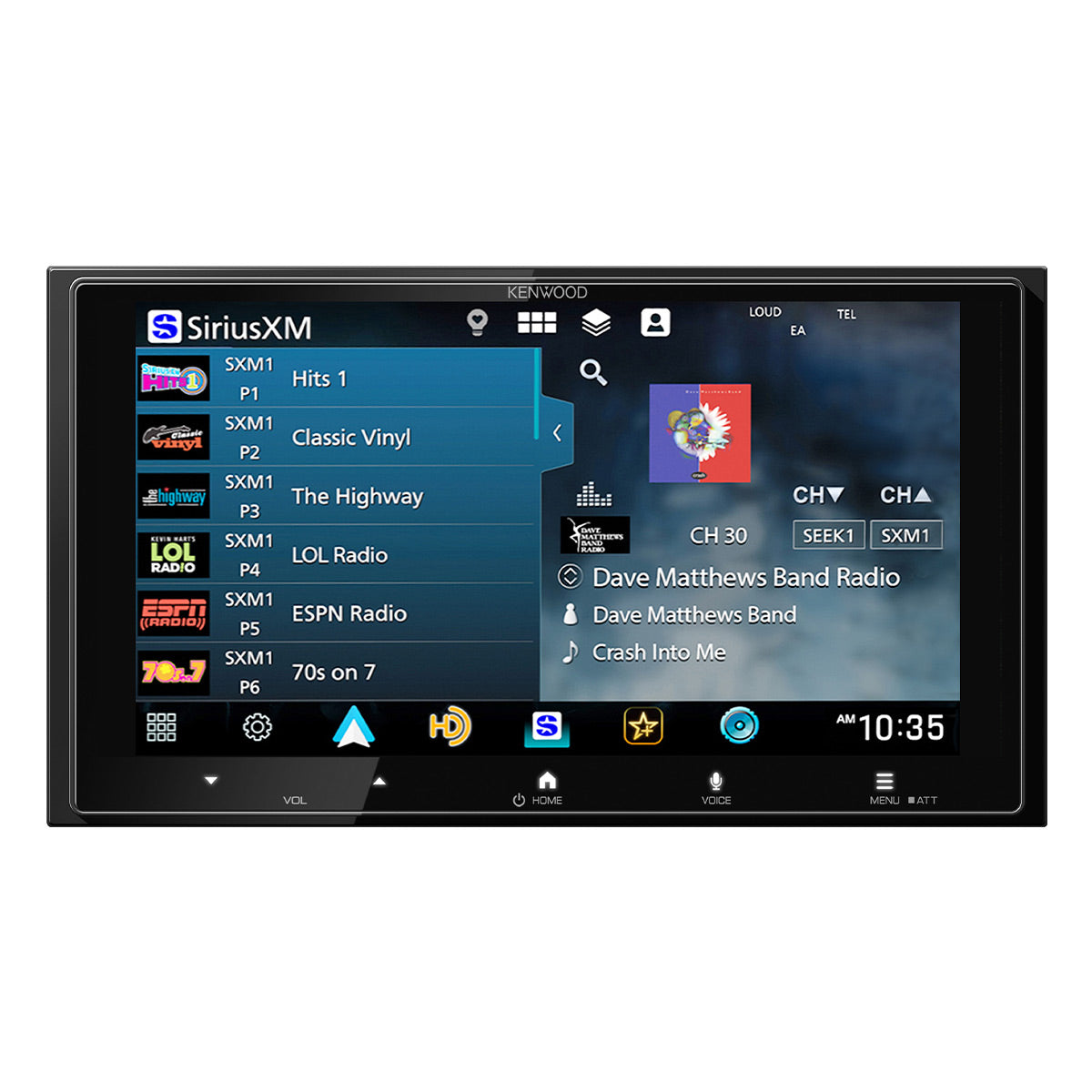 Kenwood DMX8710S 6.92" Bluetooth Digital Multimedia Receiver