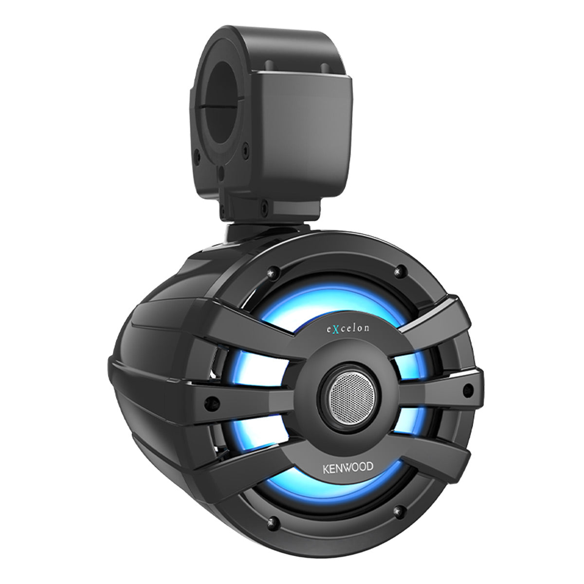 Kenwood XM77TBL 7.7 Inch 2 Way Marine & Powersports Tower Speakers Pair (Black)