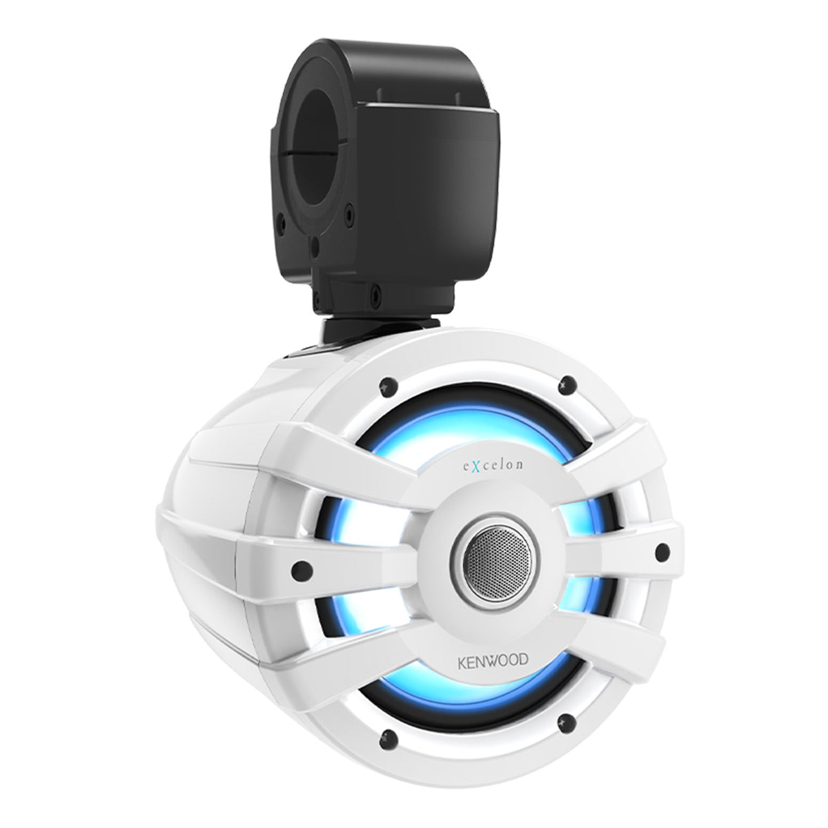 Kenwood XM77TWL 7.7 Inch 2 Way Marine & Powersports Tower Speakers Pair (White)