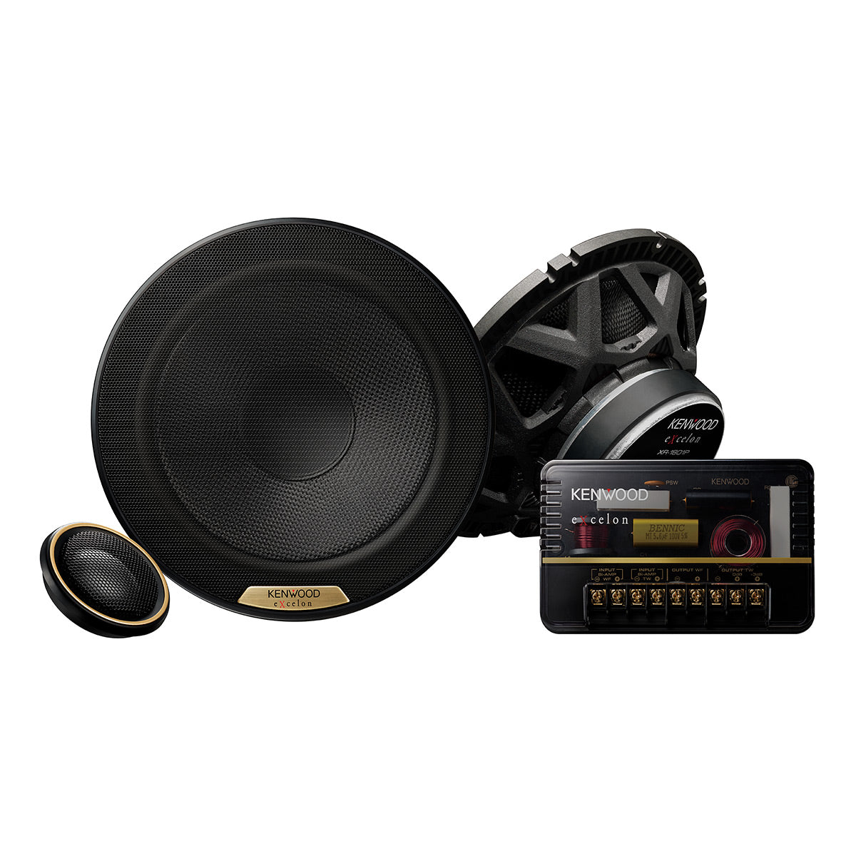Kenwood XR-1801P 7" 2 Way Component Speaker Set with Crossovers