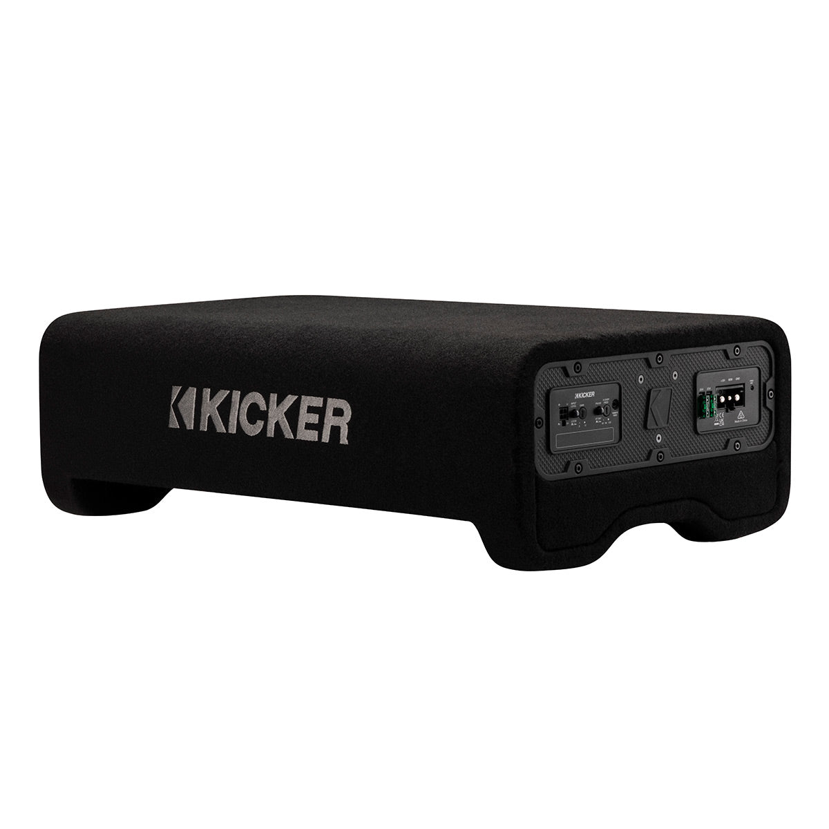 Kicker PL7TDF 10 Inch Powered Thin L7 Down Firing Subwoofer Enclosure