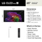 LG OLED65G6WUA 65" OLED evo AI G6 4K Smart TV