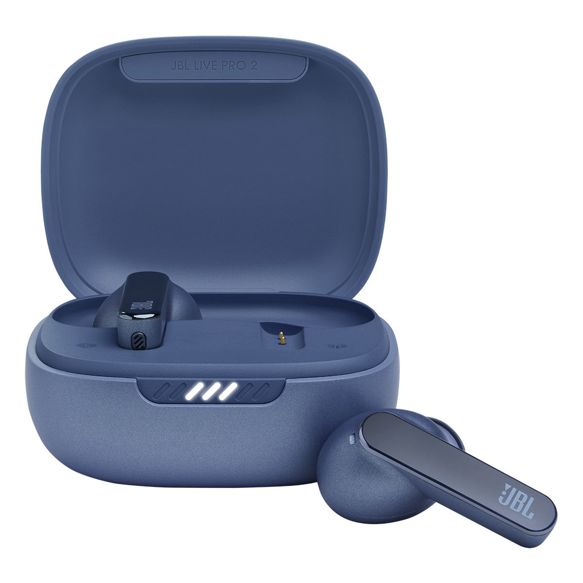 JBL Live Pro 2 True Wireless Noise Cancelling Earbud Bundle with gSport Case (Blue)