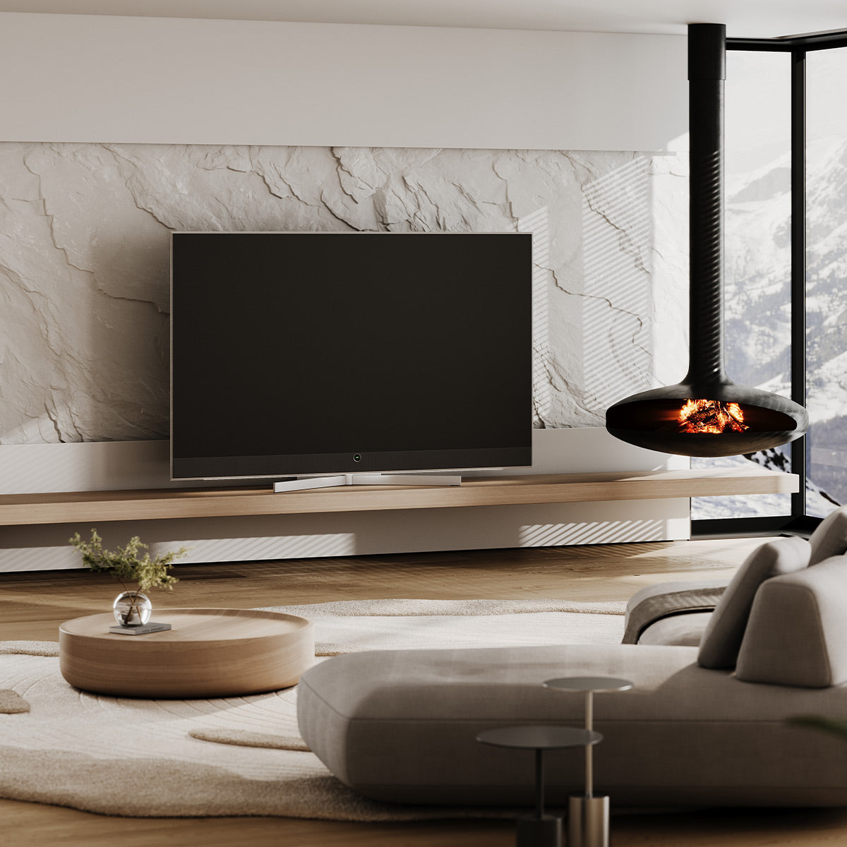 Loewe Motorized Table Stand for 77 - 83" stellar dr+ TVs