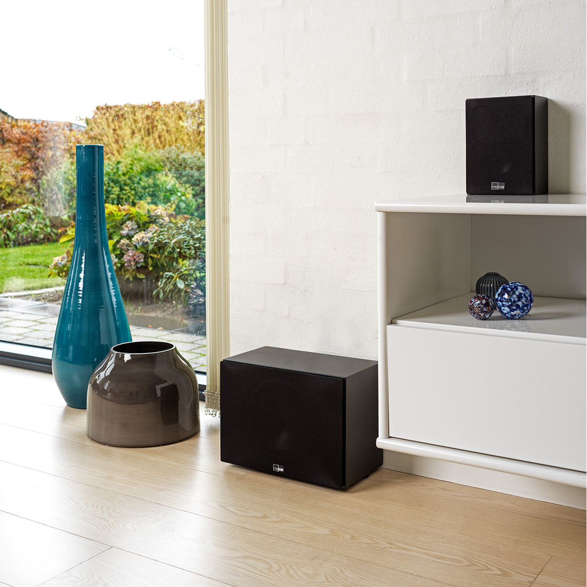 Lyngdorf Audio BW-3 8" Active Subwoofer - Each (Black/Black Grille)
