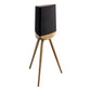 Lyngdorf Audio Cue-100 Standmount Speaker - Each (Black/Oak)