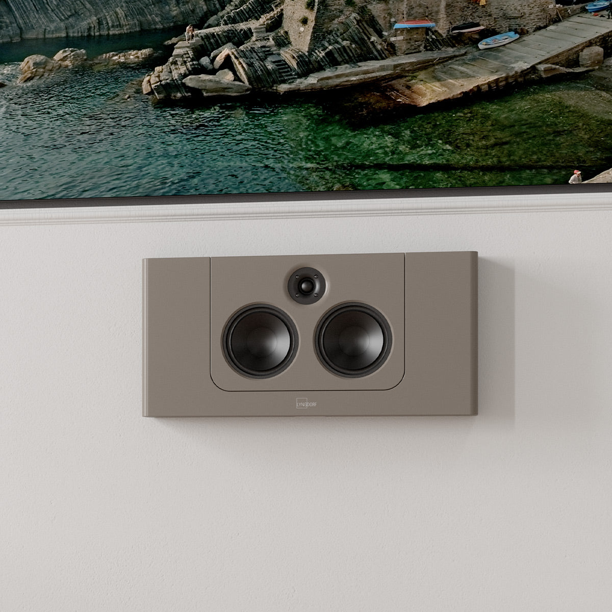 Lyngdorf Audio LCR-2 On Wall LCR Speaker (Mocha)