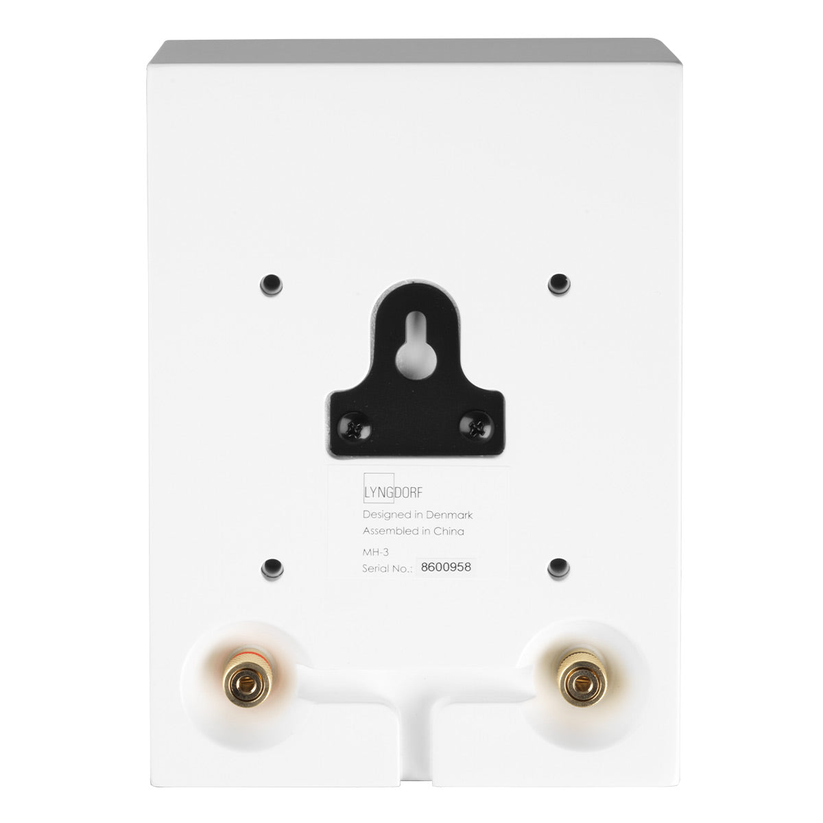 Lyngdorf Audio MH-3 Mountable Bookshelf Speaker - Each (White/Grey Grille)