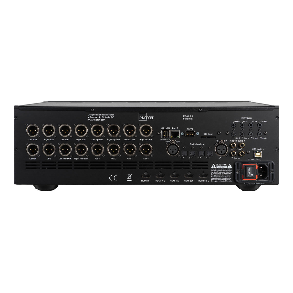 Lyngdorf Audio MP-40 2.1 Surround Sound Processor