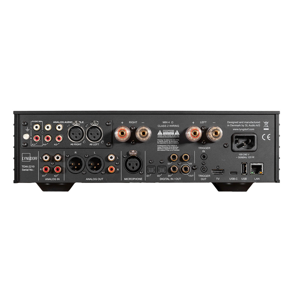 Lyngdorf Audio TDAI-2210 Streaming Digital Amplifier with Analog Audio Module