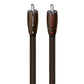 AudioQuest Mackenzie RCA to RCA Cables - 2.46 ft. (0.75m) - 2-Pack
