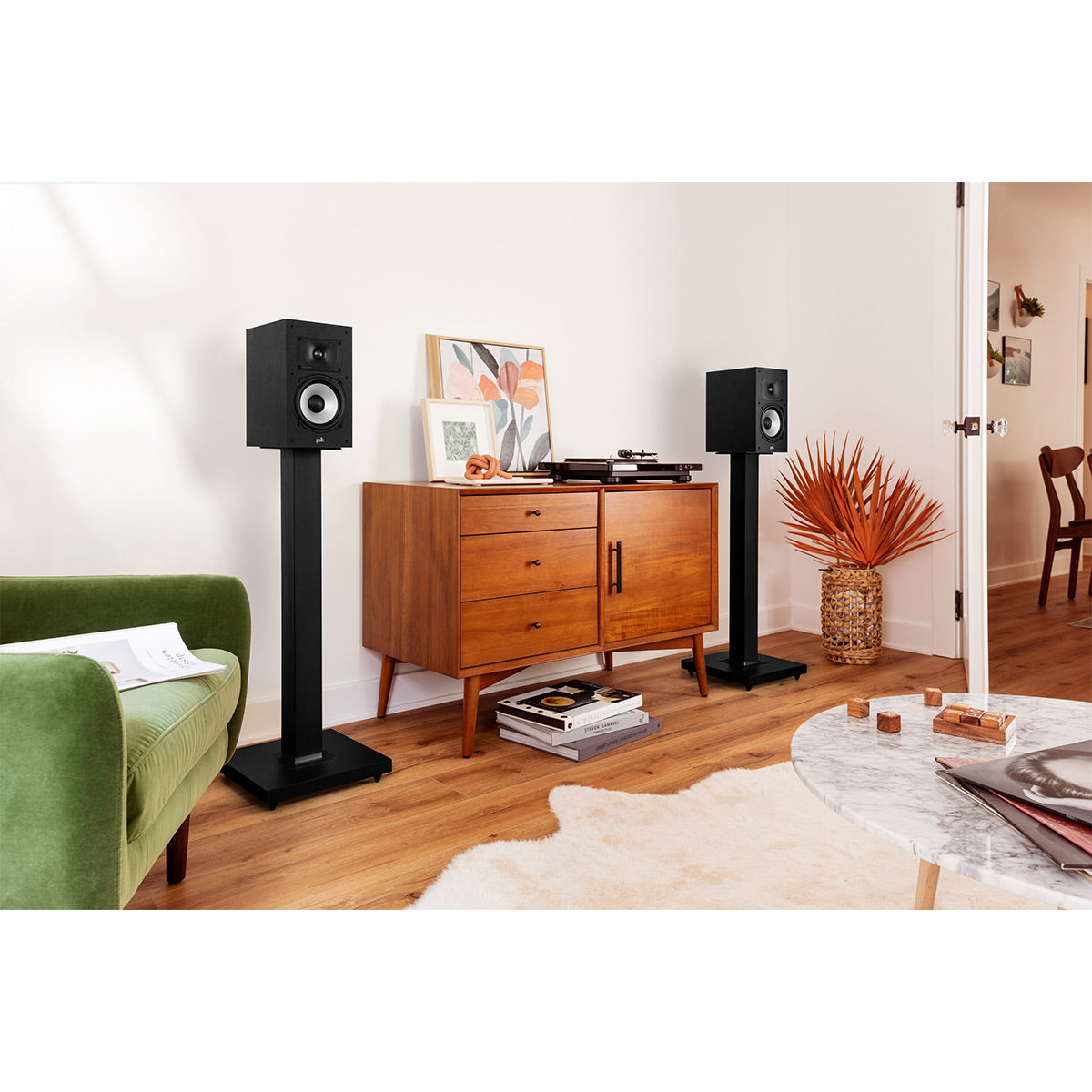 Polk Audio Monitor XT15 Compact High-Resolution Bookshelf Speakers - Pair