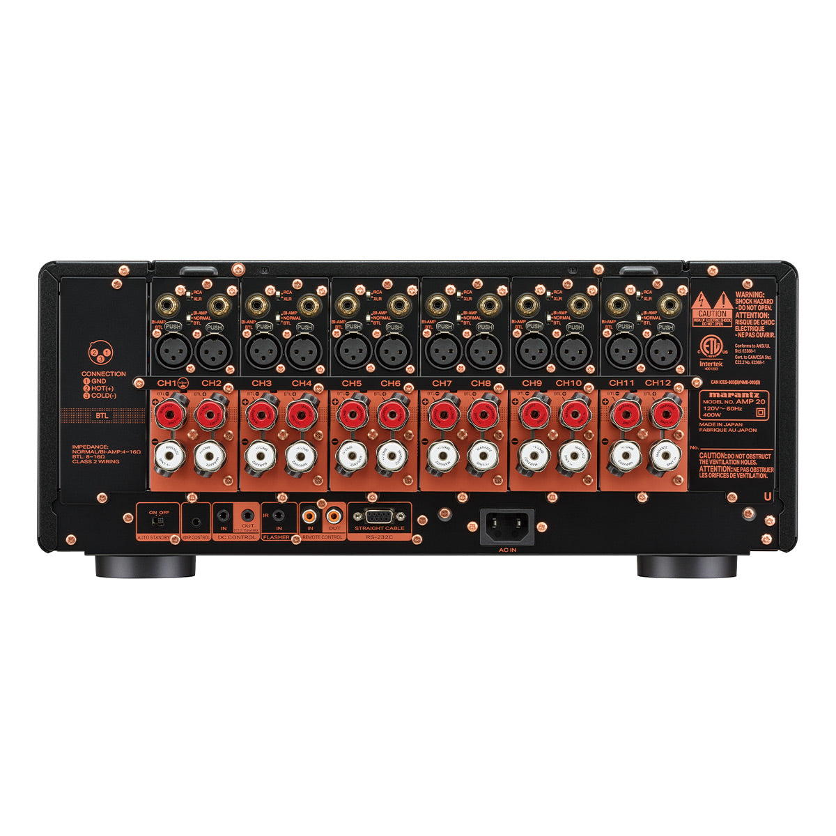 Marantz AMP 20 12 Channel Power Amplifier (Black)