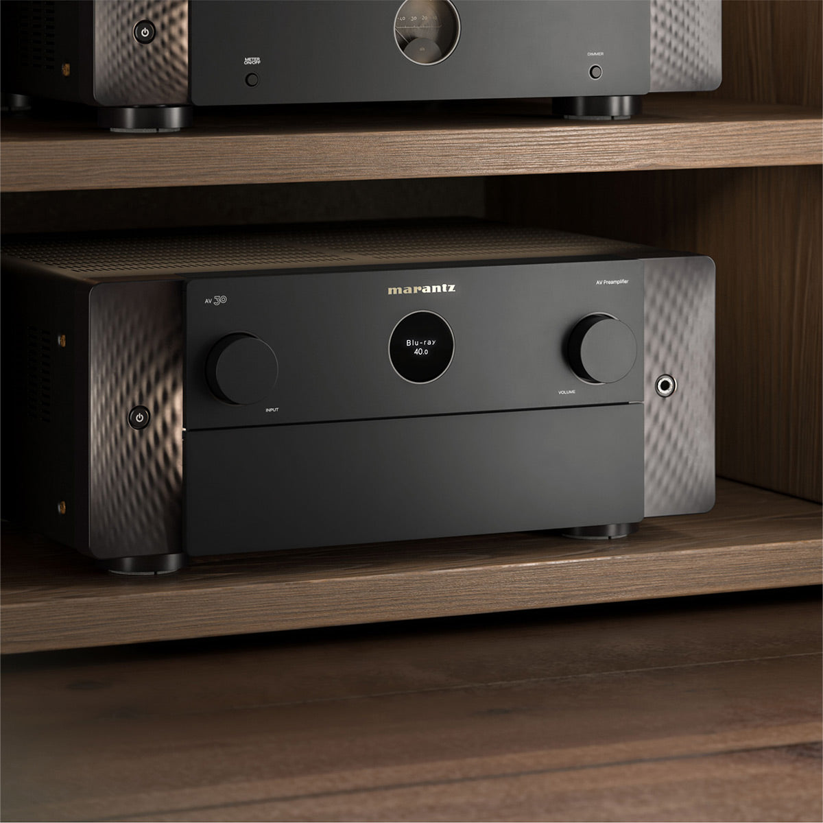 Marantz AMP 20 6 Channel Power Amplifier & AV 30 11.4 Channel Balanced AV Preamplifier Bundle