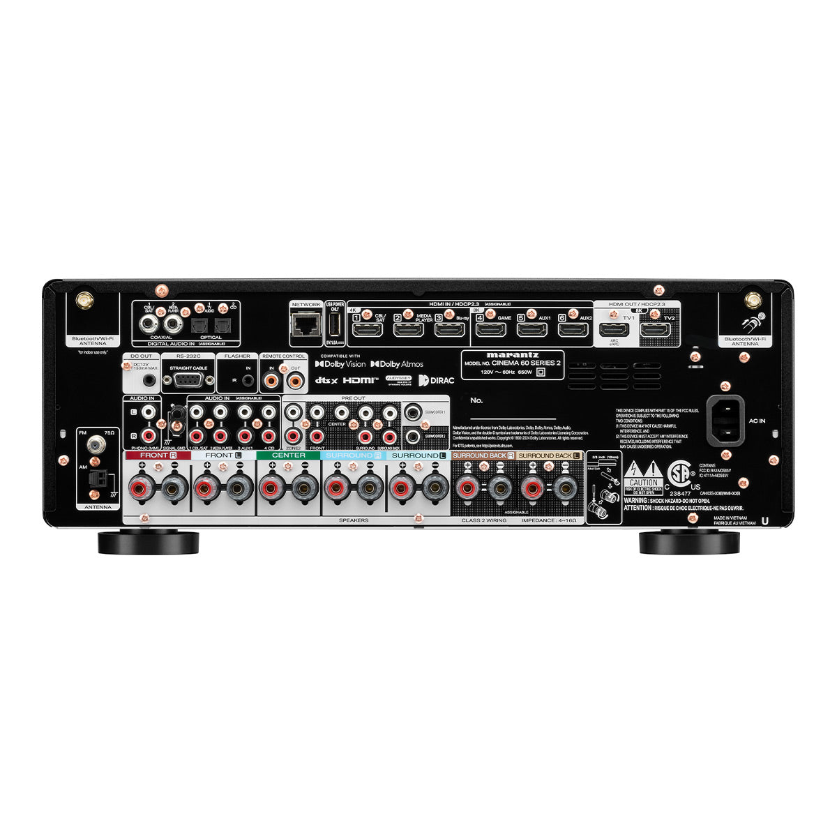 Marantz Cinema 60 S2 7.2 Channel 8K Home Theater Receiver