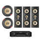 Focal 8" In Wall Speaker Bundle with Marantz NR-1510 Slim 5.2 Channel 4K AV Receiver