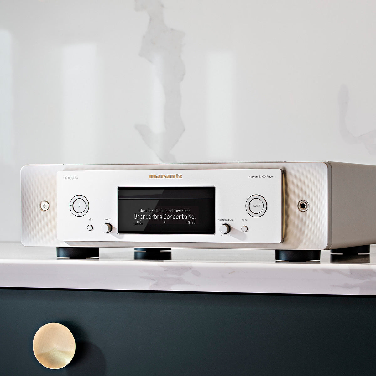 Marantz SACD30NSLG CD Player with HEOS Built in (Silver Gold)