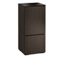 Salamander Chameleon Collection Manhattan 517 AV Cabinet (Maro Ebony Doors and Sides, Black Glass Top)