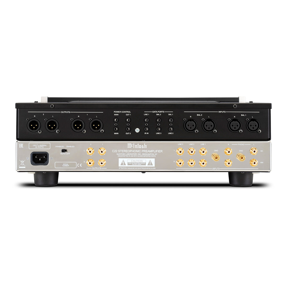 McIntosh C22 2-Channel Vacuum Tube Preamplifier Mk V