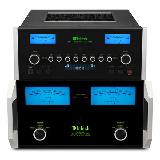 McIntosh C55 & MC462 2 Channel Reference Amplifier Bundle