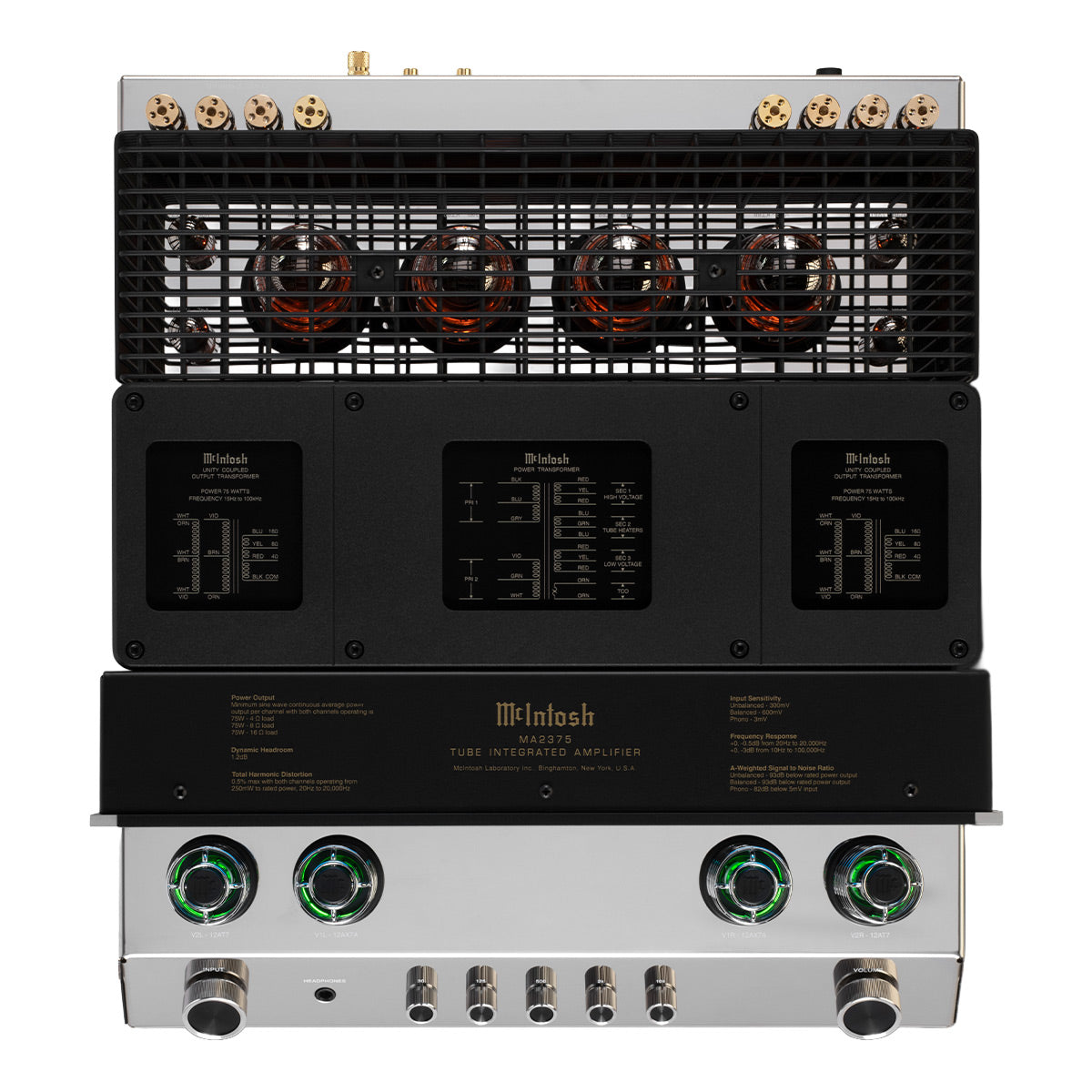 McIntosh MA2375 2 Channel Vacuum Tube Integrated Amplifer