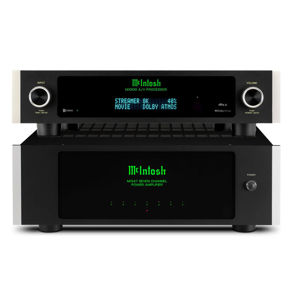 McIntosh MX200 A/V Processor Bundle with MI347 7-Channel Amplifier