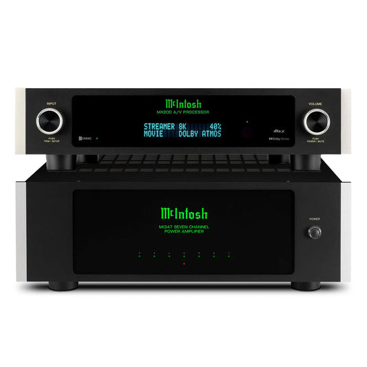 McIntosh MX200 A/V Processor Bundle with MI347 7-Channel Amplifier