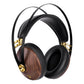 Meze Audio 99 Classics Headset Over-Ear Headphones with Boom Mic (Walnut/Gold)