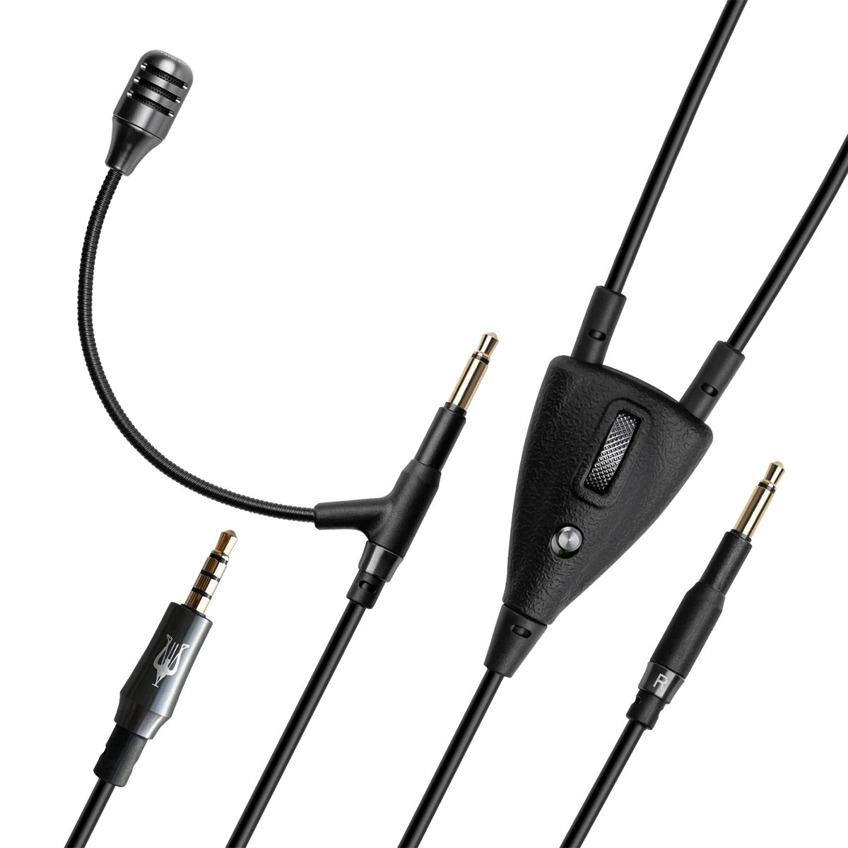 Meze Audio 99 Classics Headset Over-Ear Headphones with Boom Mic (Walnut/Silver)